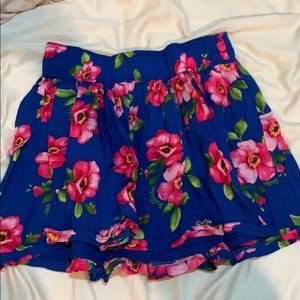 Hollister floral skirt